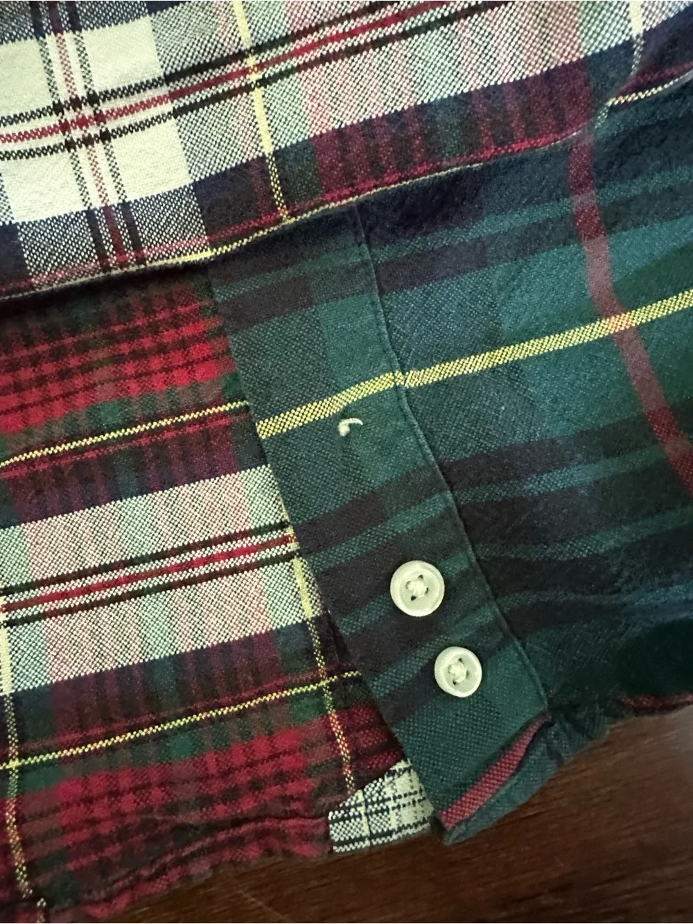 Ralph Lauren plaid Oxford shirt, size 7
